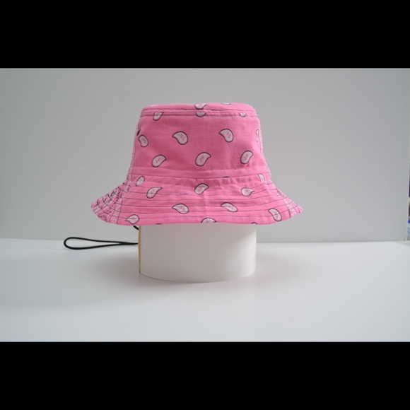 Bucket Hats w/ String Bandana Print Unisex - Picture 16 of 16
